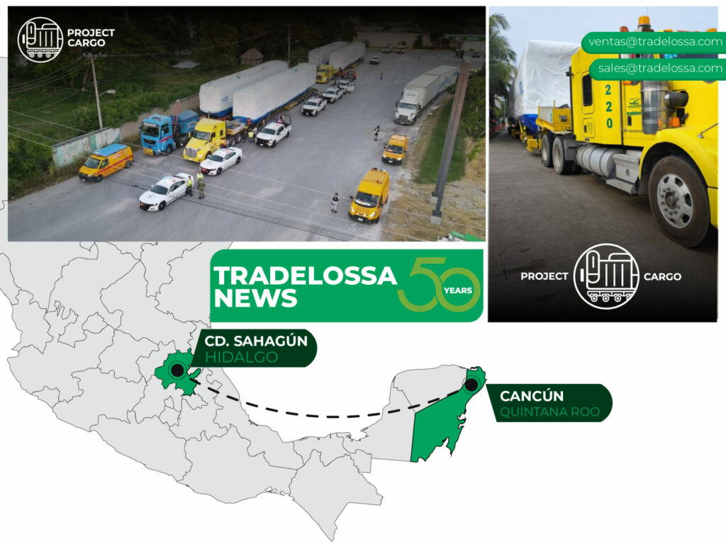 Tradelossa Inicia Proyecto de Movilización: Exitoso Traslado de Vagones en Ciudad Sahagún